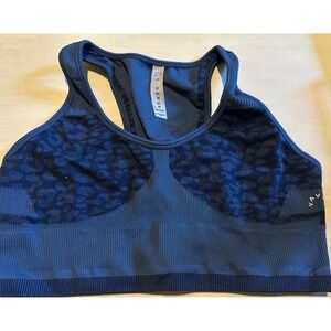 Varley‎ Sports Bra Medium Support Activewear Workout Top Blue M